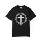 crown of thorns cross christian faith T-Shirt