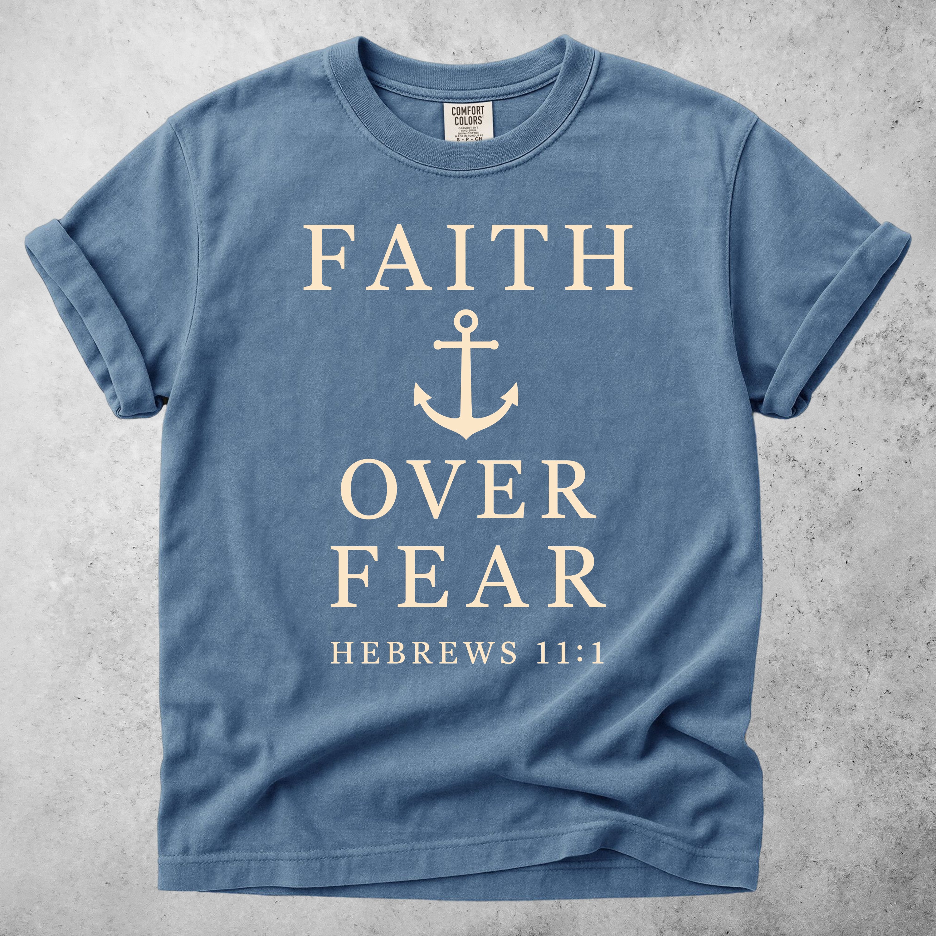 Faith Over Fear Anchor - Hebrews 11:1