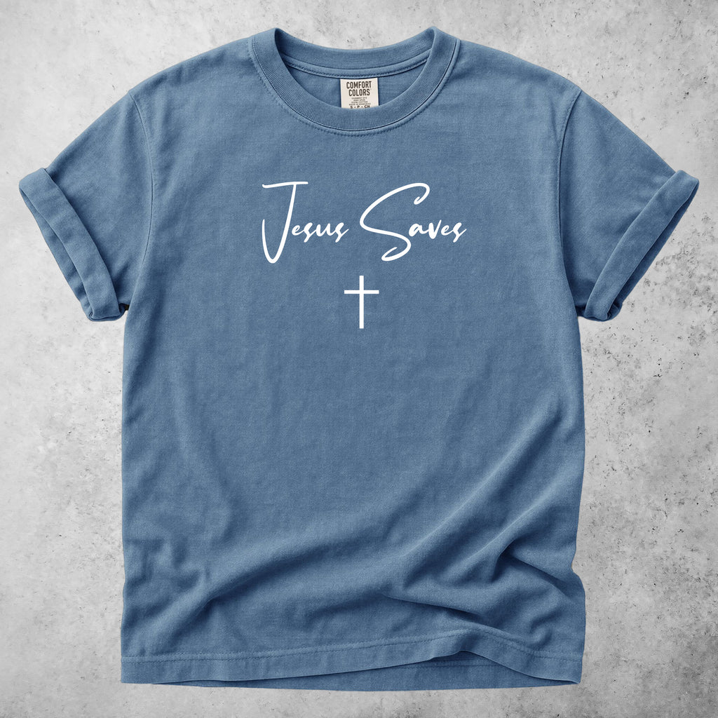 Jesus Saves - Minimal Cross Faith