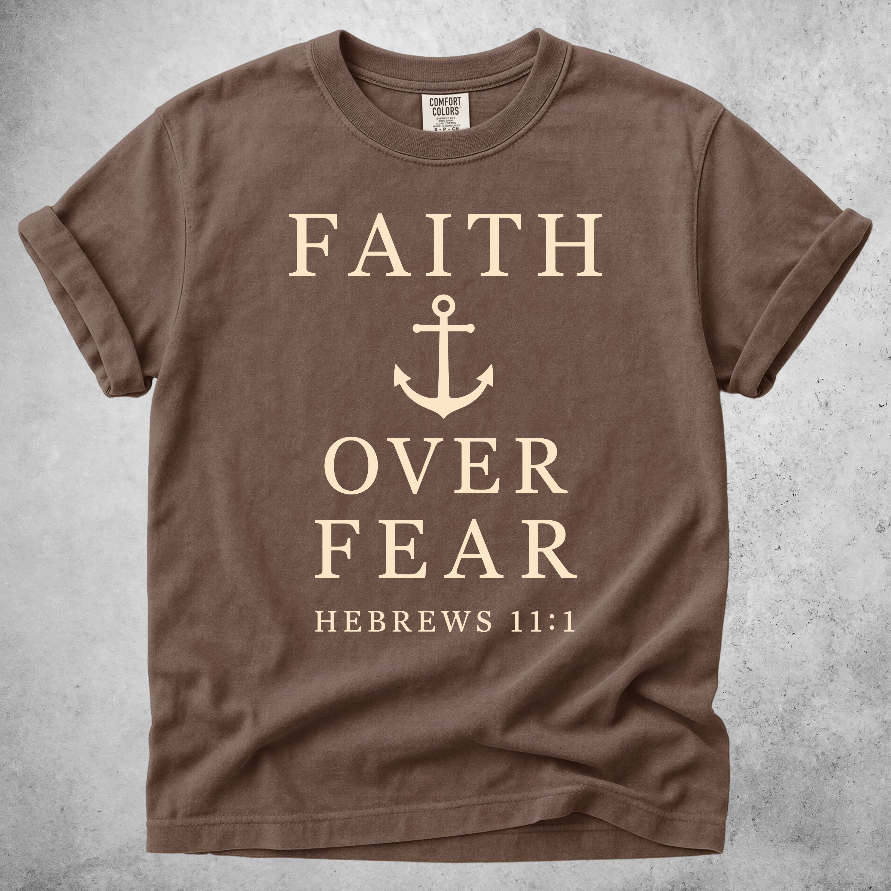Faith Over Fear Anchor - Hebrews 11:1