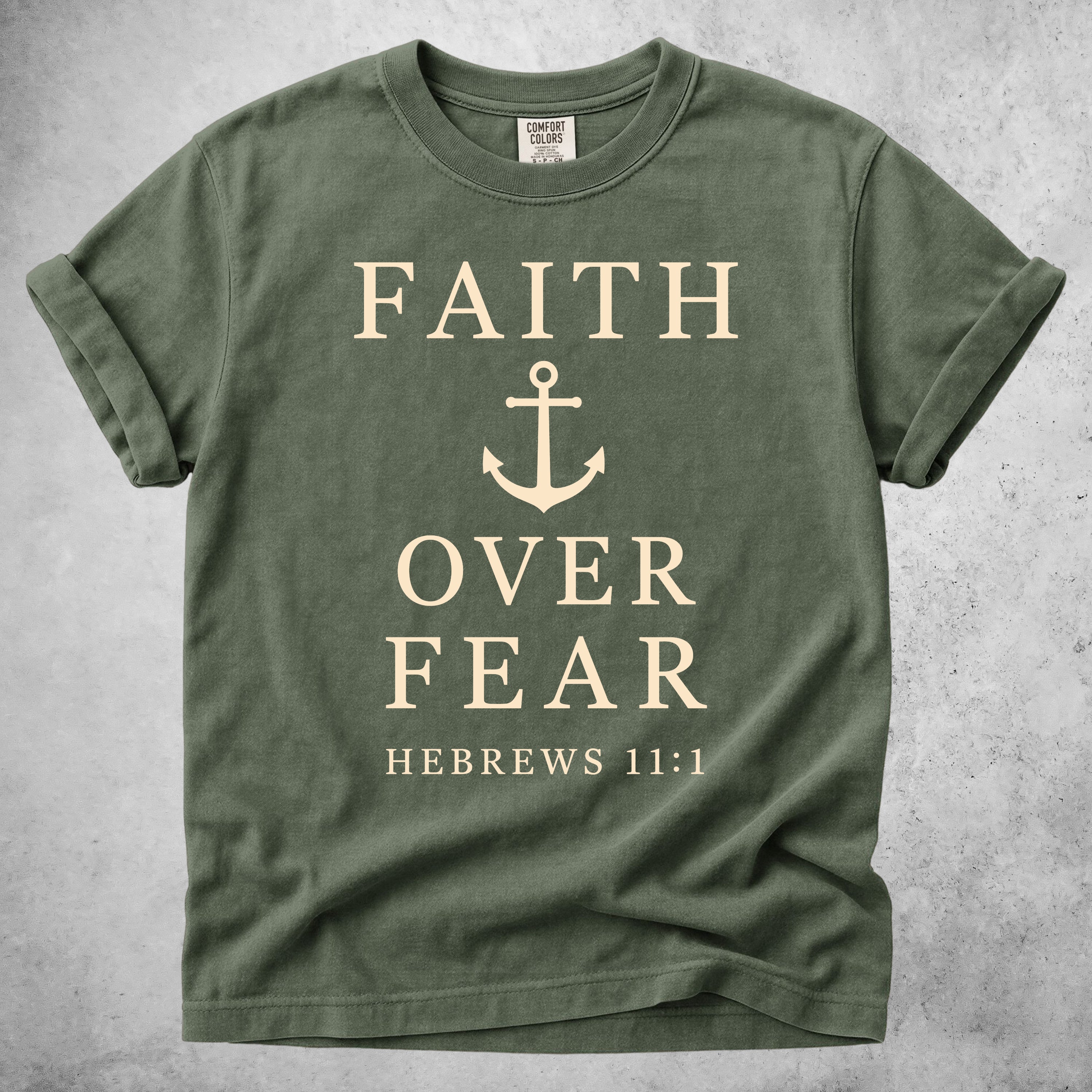 Faith Over Fear Anchor - Hebrews 11:1