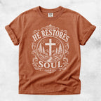 He Restores Soul Christian Psalm 23:3