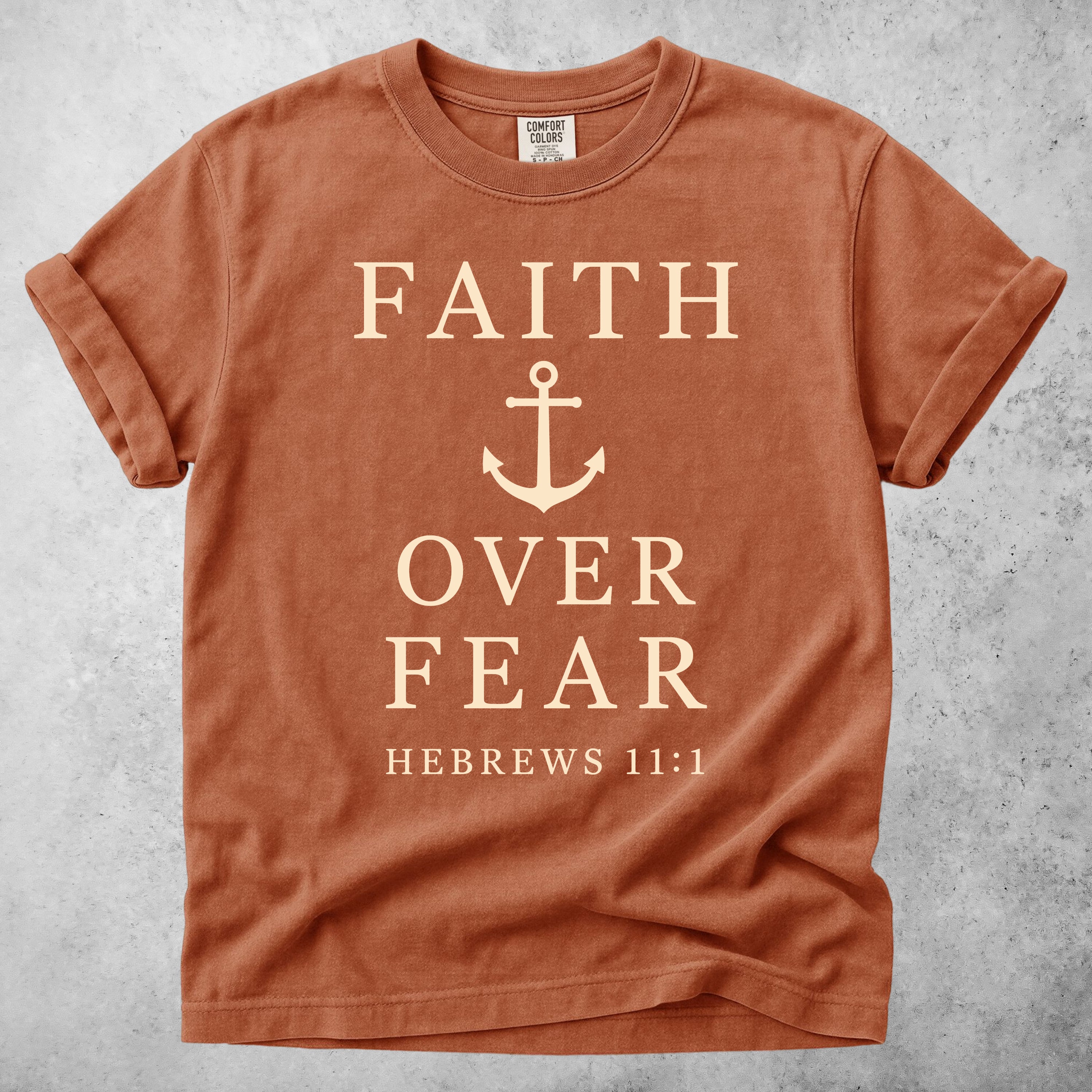Faith Over Fear Anchor - Hebrews 11:1