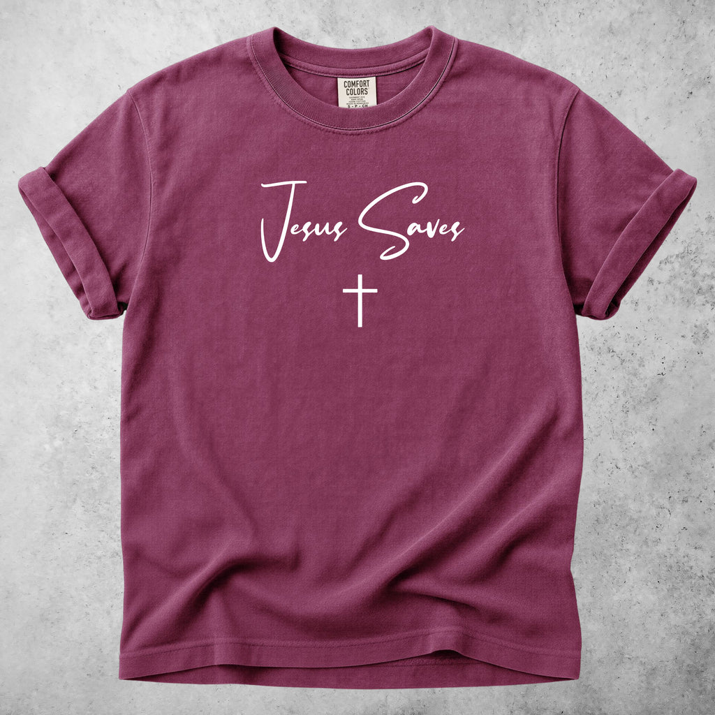 Jesus Saves - Minimal Cross Faith
