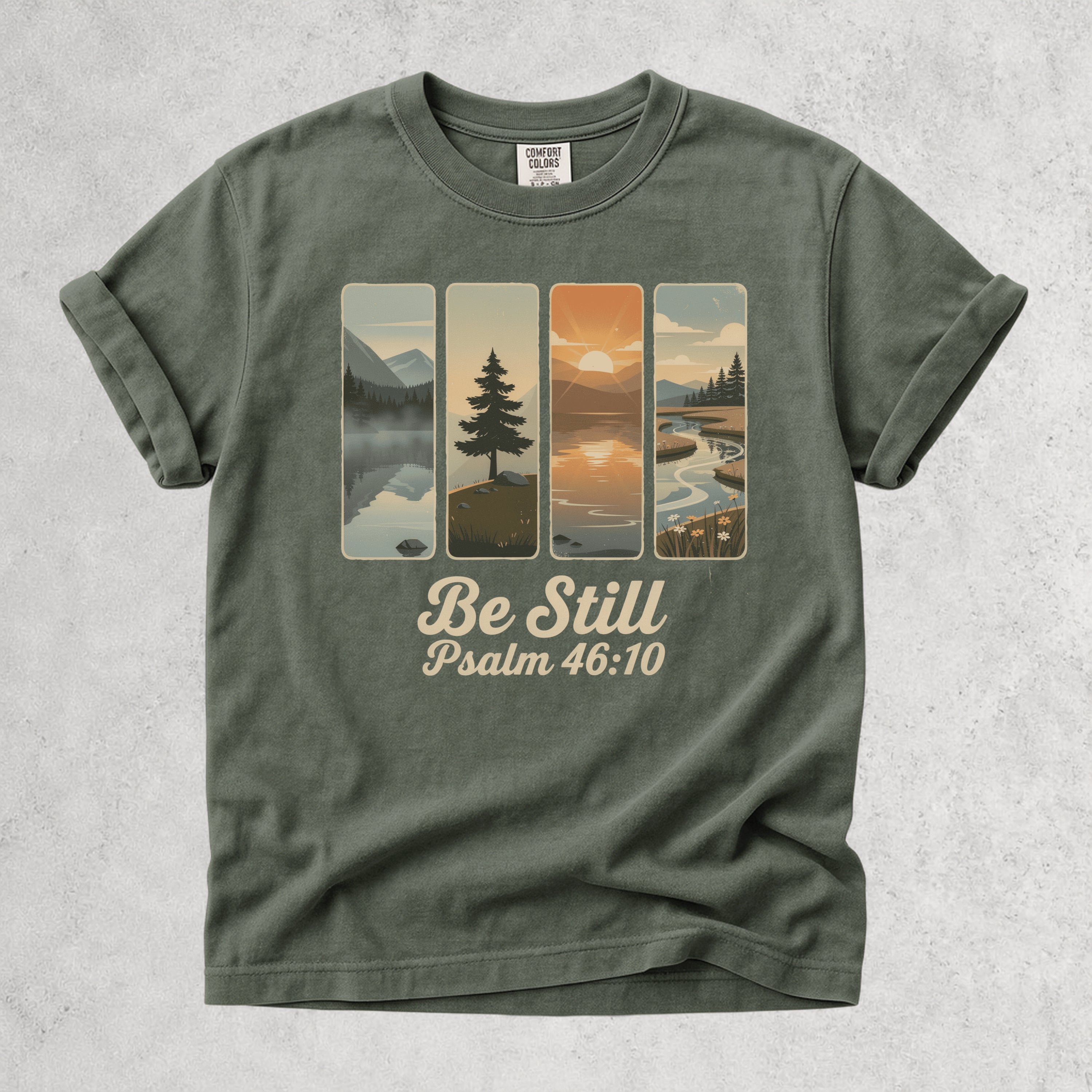 Be Still Psalm 46:10 - Scenic Nature Christian