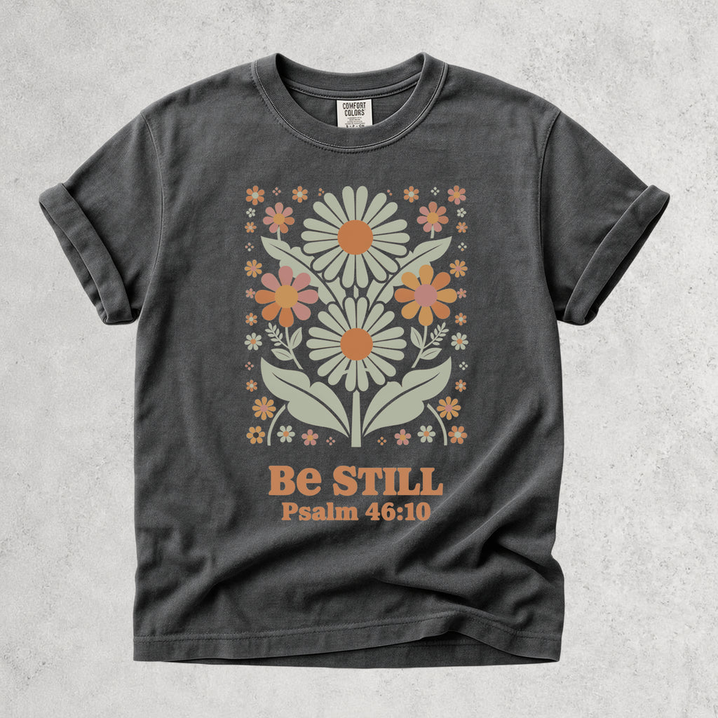 Be Still Psalm 46:10 Floral