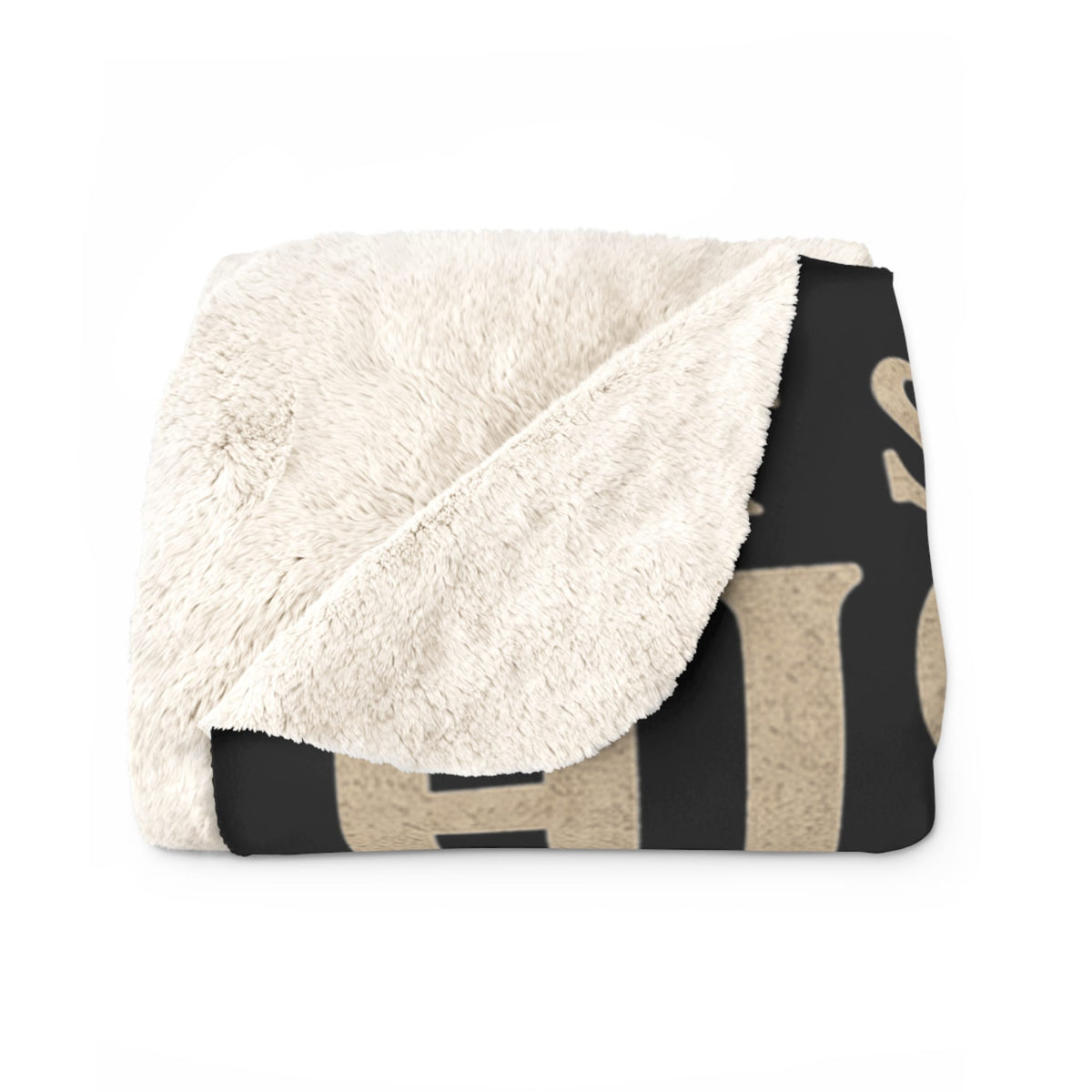 Printify Home Decor 50" × 60" Christian Scripture Sherpa Blanket