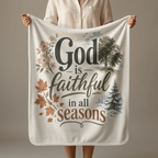 Printify Home Decor 50" × 60" God Is Faithful - Blanket