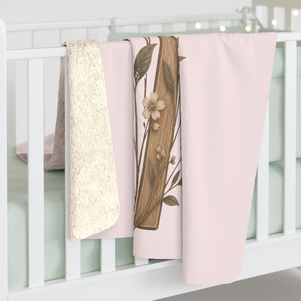Printify Home Decor Cross Floral - Blanket