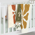 Printify Home Decor Floral Cross - Blanket
