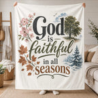 Printify Home Decor God Is Faithful - Blanket