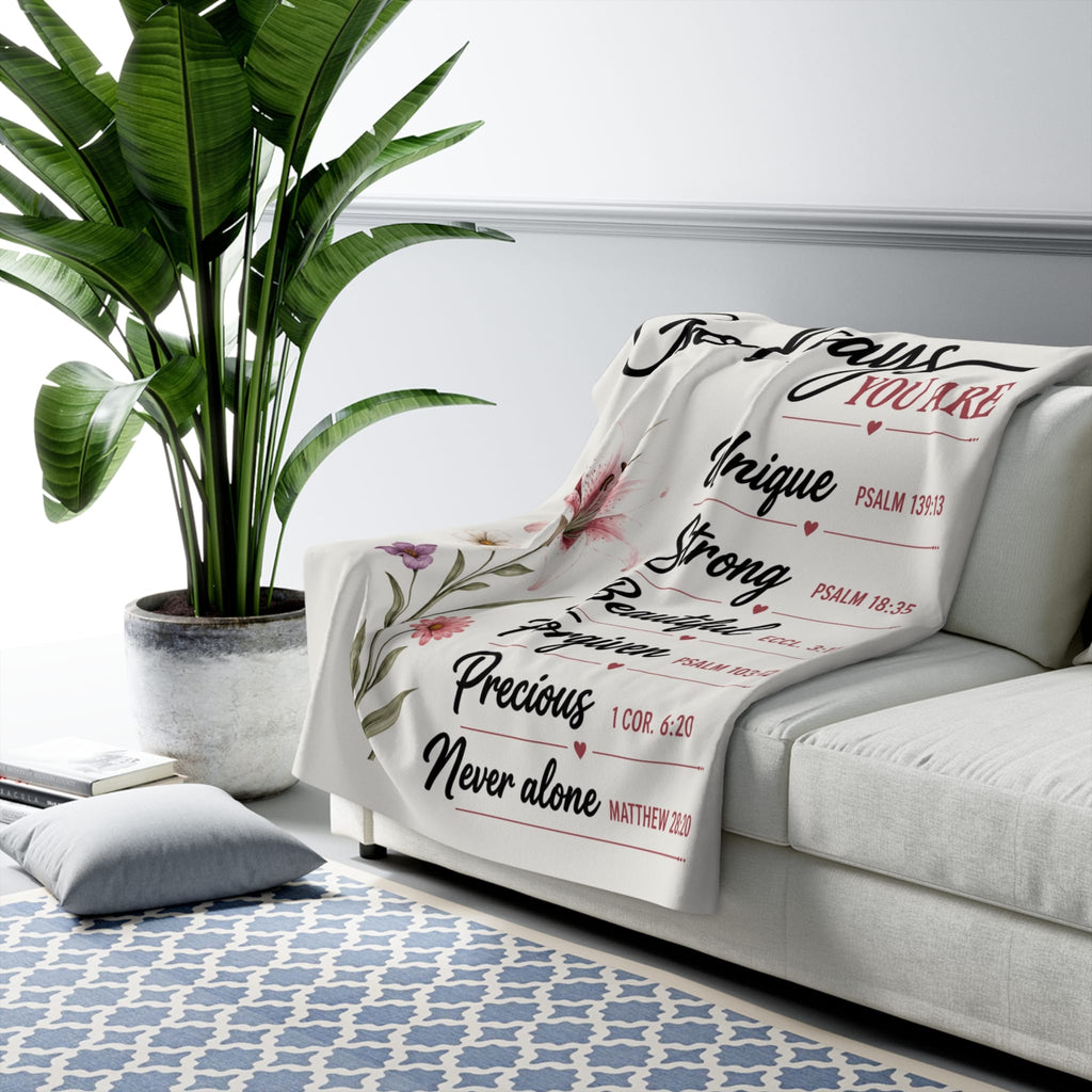 Printify Home Decor God Says - Blanket