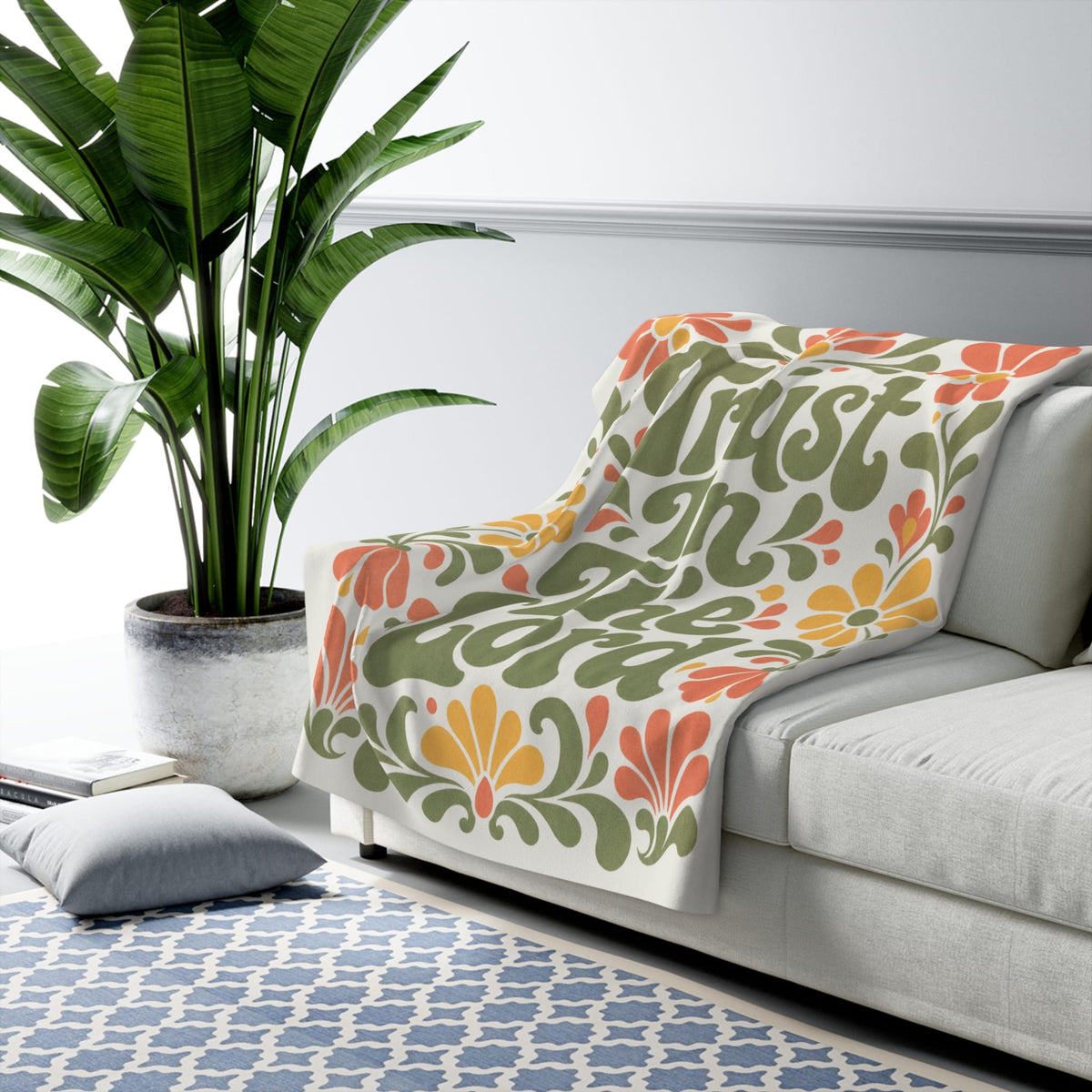 Printify Home Decor Trust In The Lord - Blanket