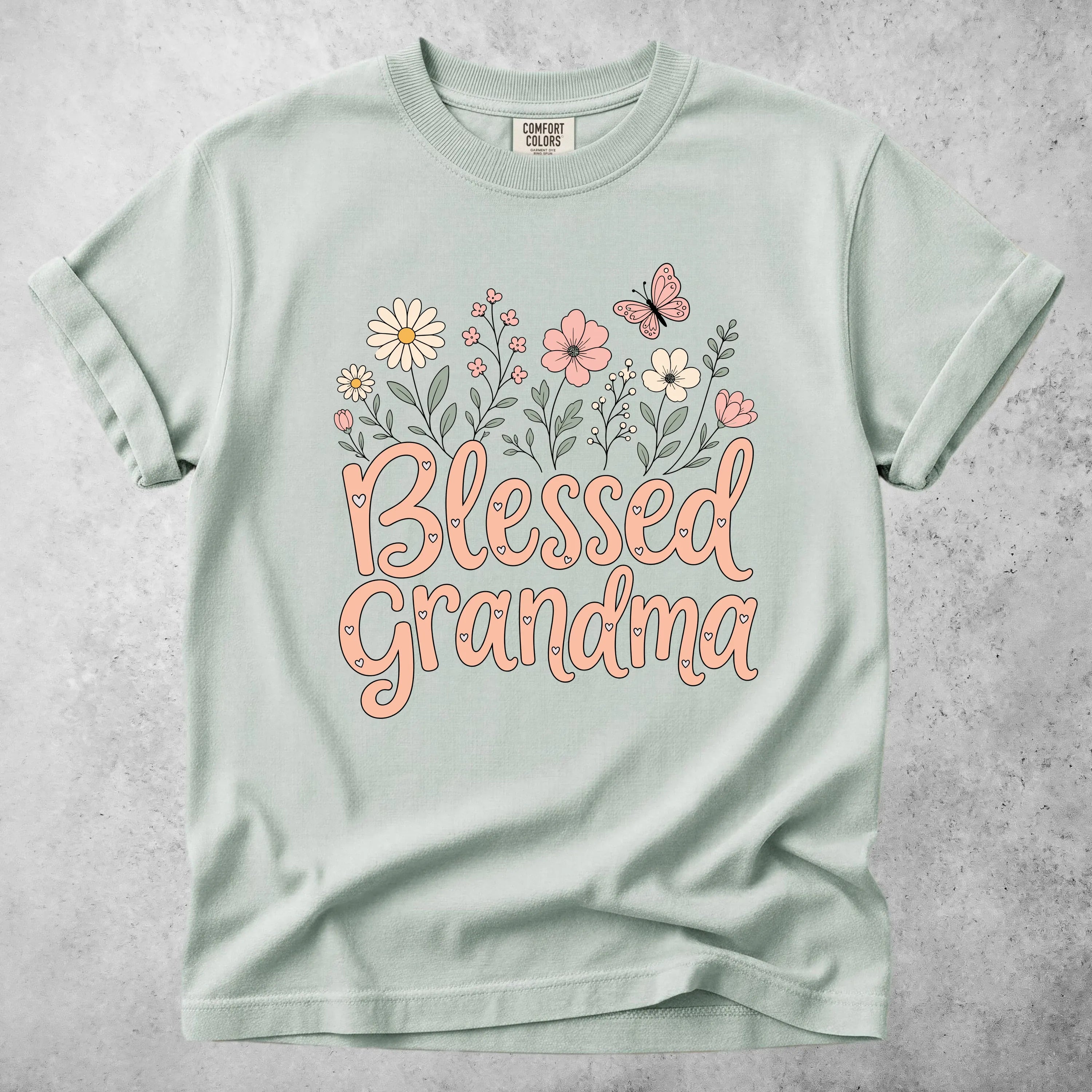 Printify T-Shirt Bay / S Blessed Grandma T-Shirt