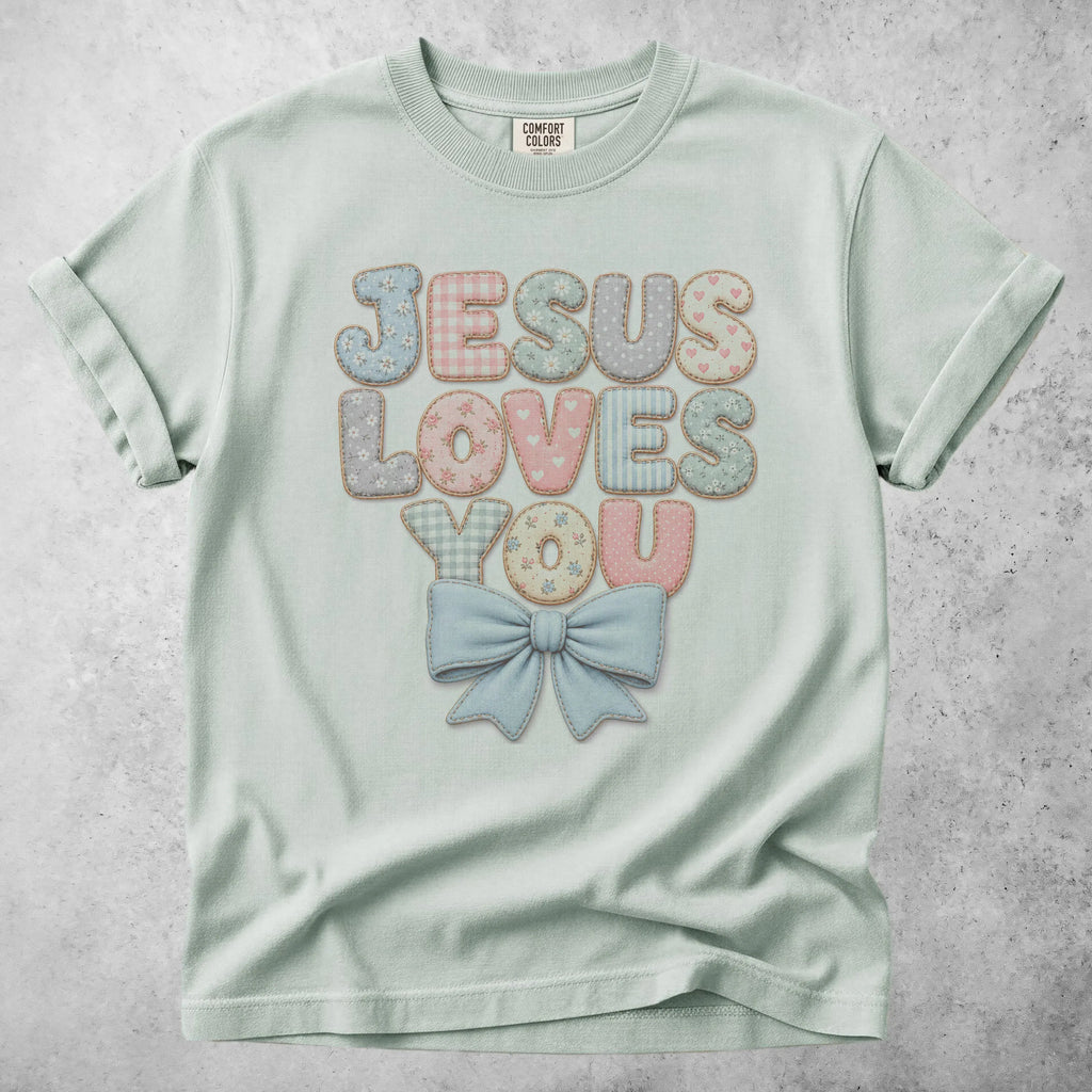 Printify T-Shirt Bay / S JESUS LOVES YOU T-Shirt