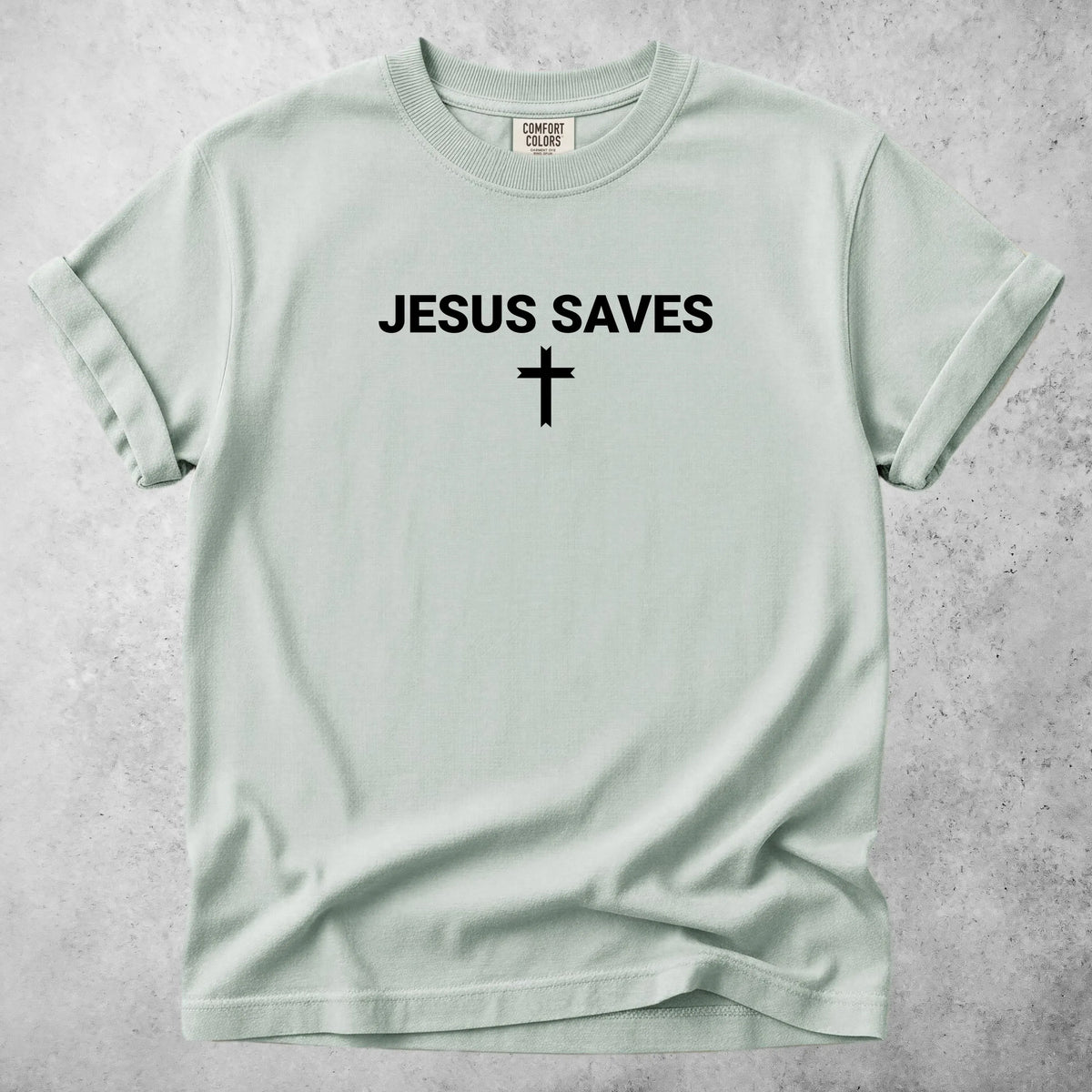 Printify T-Shirt Bay / S JESUS SAVES T-Shirt