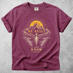 Printify T-Shirt Berry / M Be Still - T-Shirt