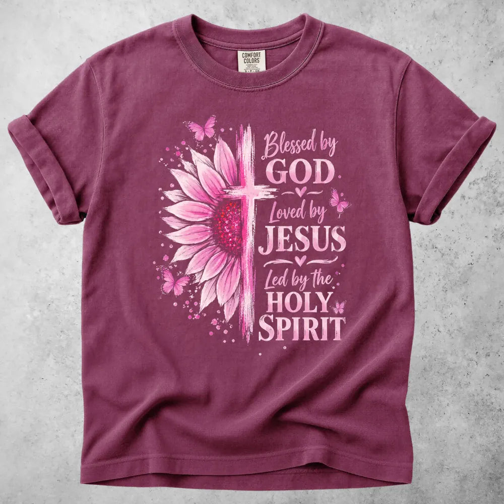 Printify T-Shirt Berry / M Blessed by God - T-Shirt