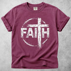 Printify T-Shirt Berry / M Faith Christian T-Shirt