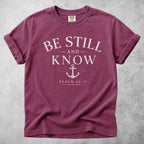 Printify T-Shirt Berry / S Be Still and Know – Anchor Faith