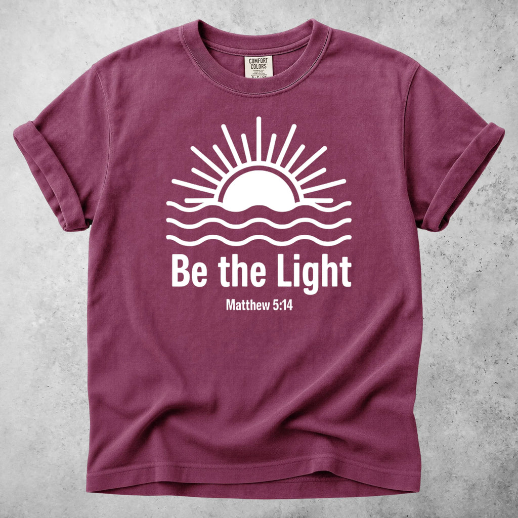 Printify T-Shirt Berry / S Be the Light