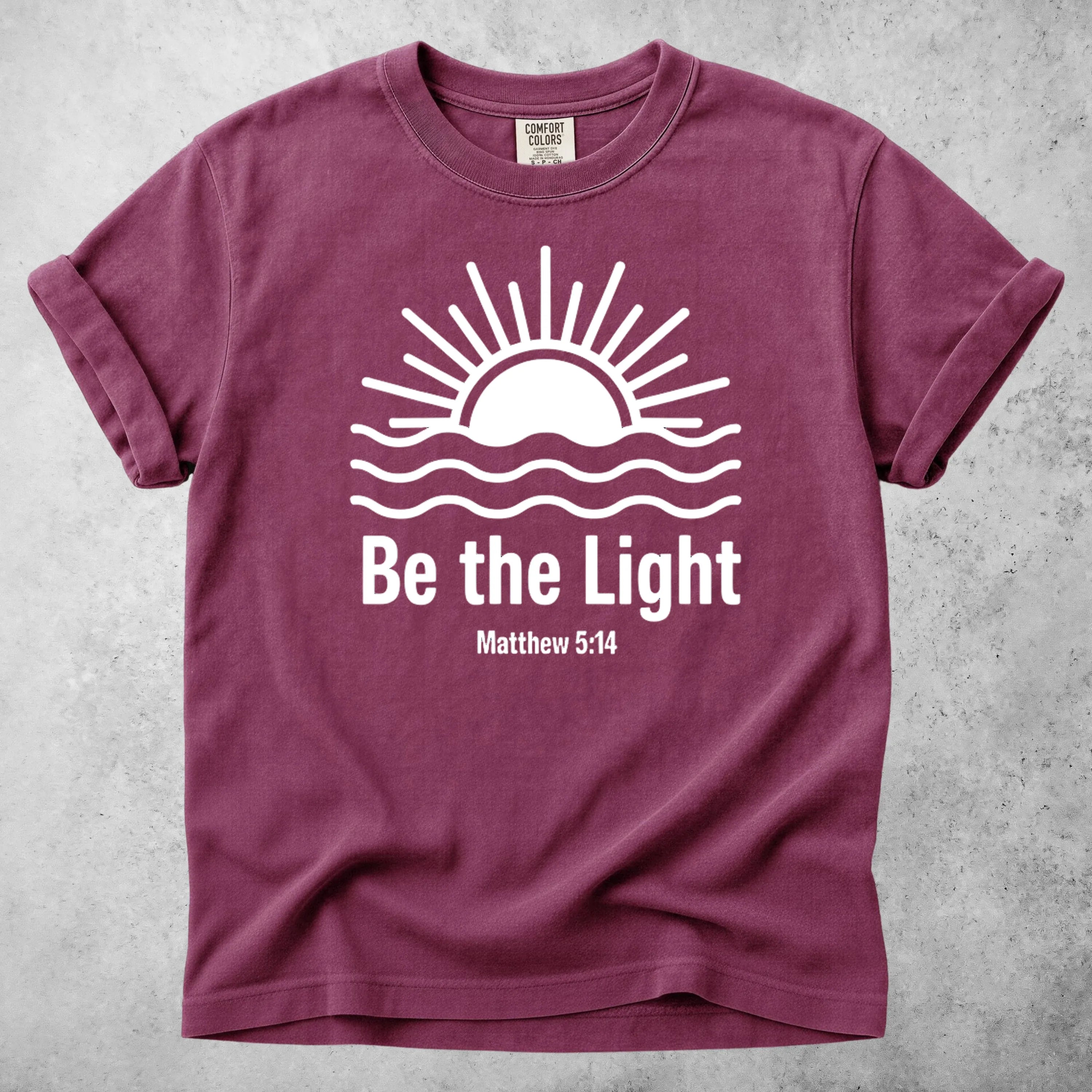 Printify T-Shirt Berry / S Be the Light