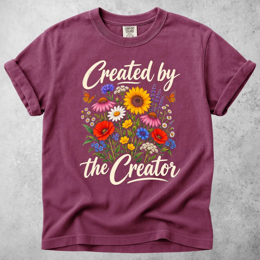 Printify T-Shirt Berry / S Created by the Creator T-Shirt