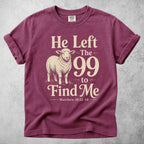 Printify T-Shirt Berry / S He Left The 99 to Find Me
