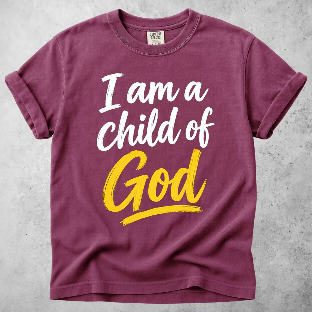Printify T-Shirt Berry / S I Am a Child of God T-Shirt