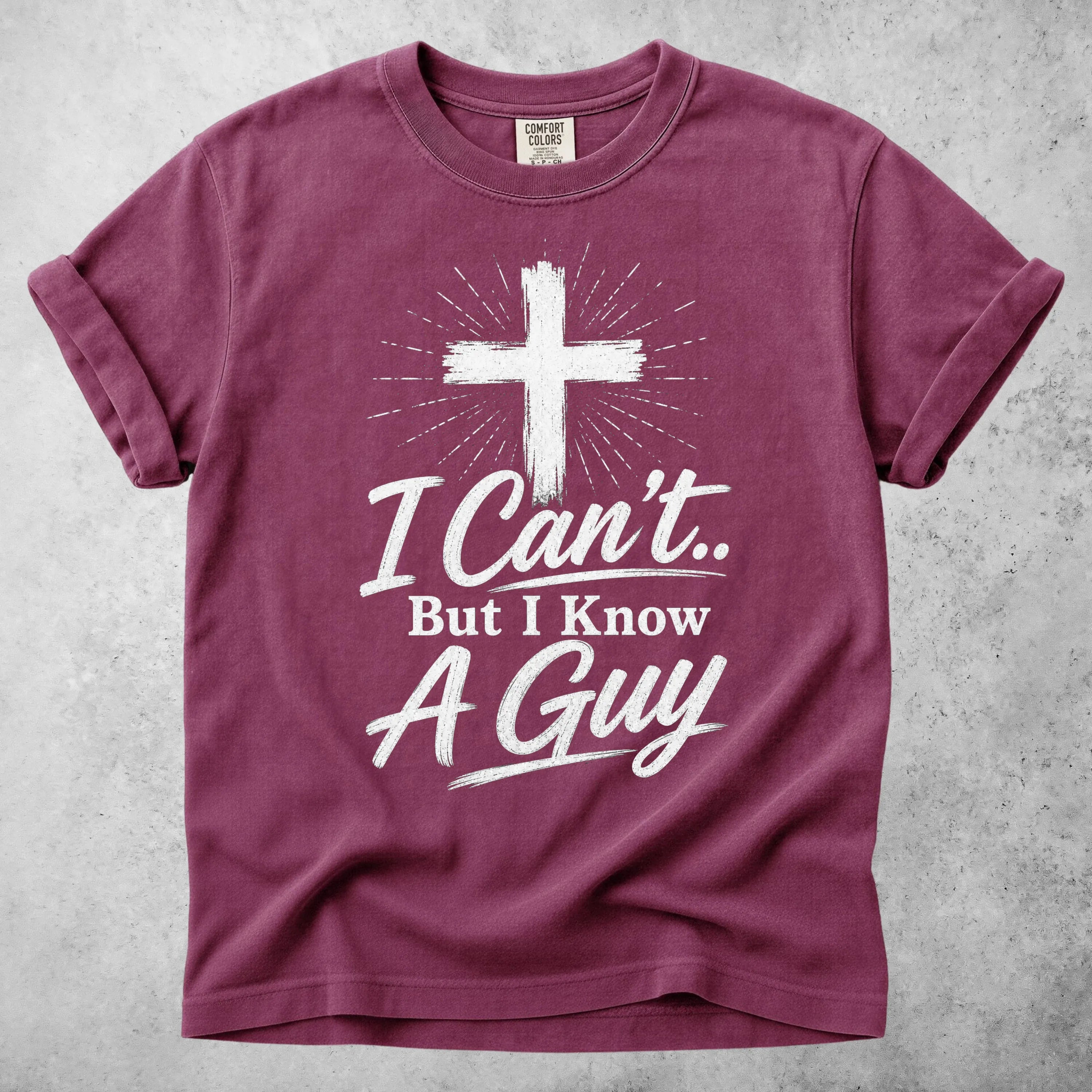 Printify T-Shirt Berry / S I Can't