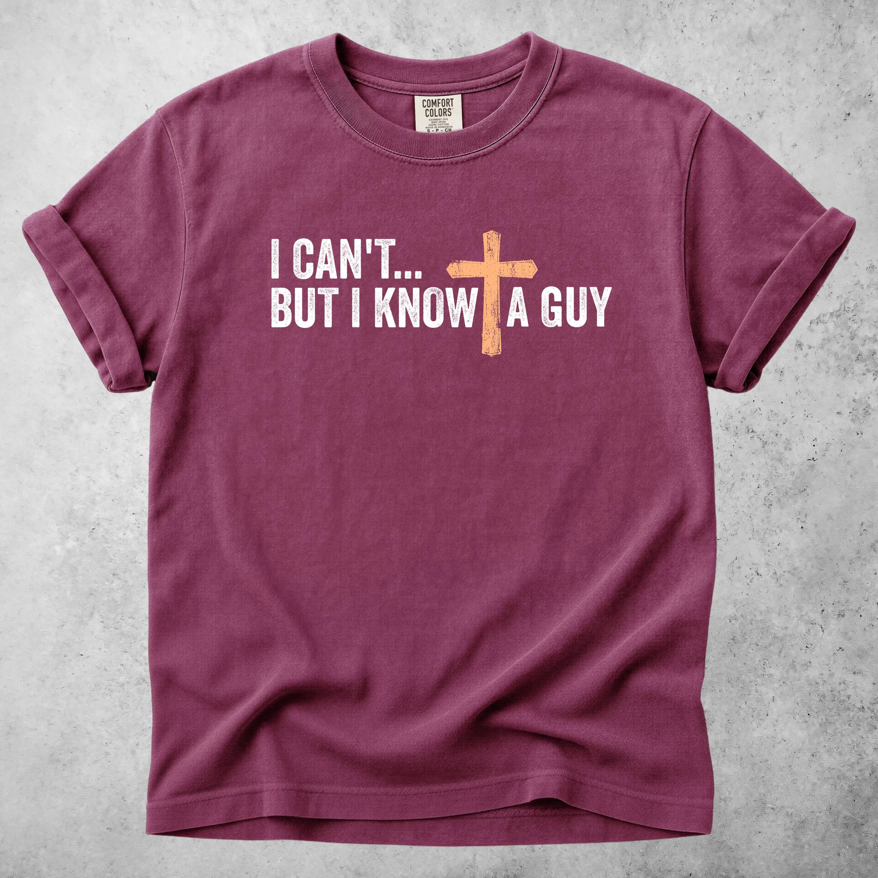 Printify T-Shirt Berry / S I Can't But I Know A Guy