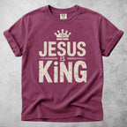 Printify T-Shirt Berry / S Jesus Is King