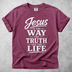 Printify T-Shirt Berry / S Jesus IS THE WAY