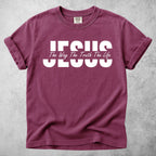 Printify T-Shirt Berry / S Jesus - The Way The Truth The Life