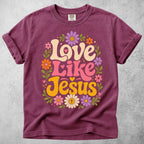 Printify T-Shirt Berry / S Love Like Jesus T-Shirt