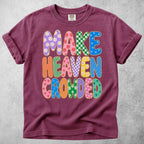 Printify T-Shirt Berry / S make heaven crowded funny T-Shirt