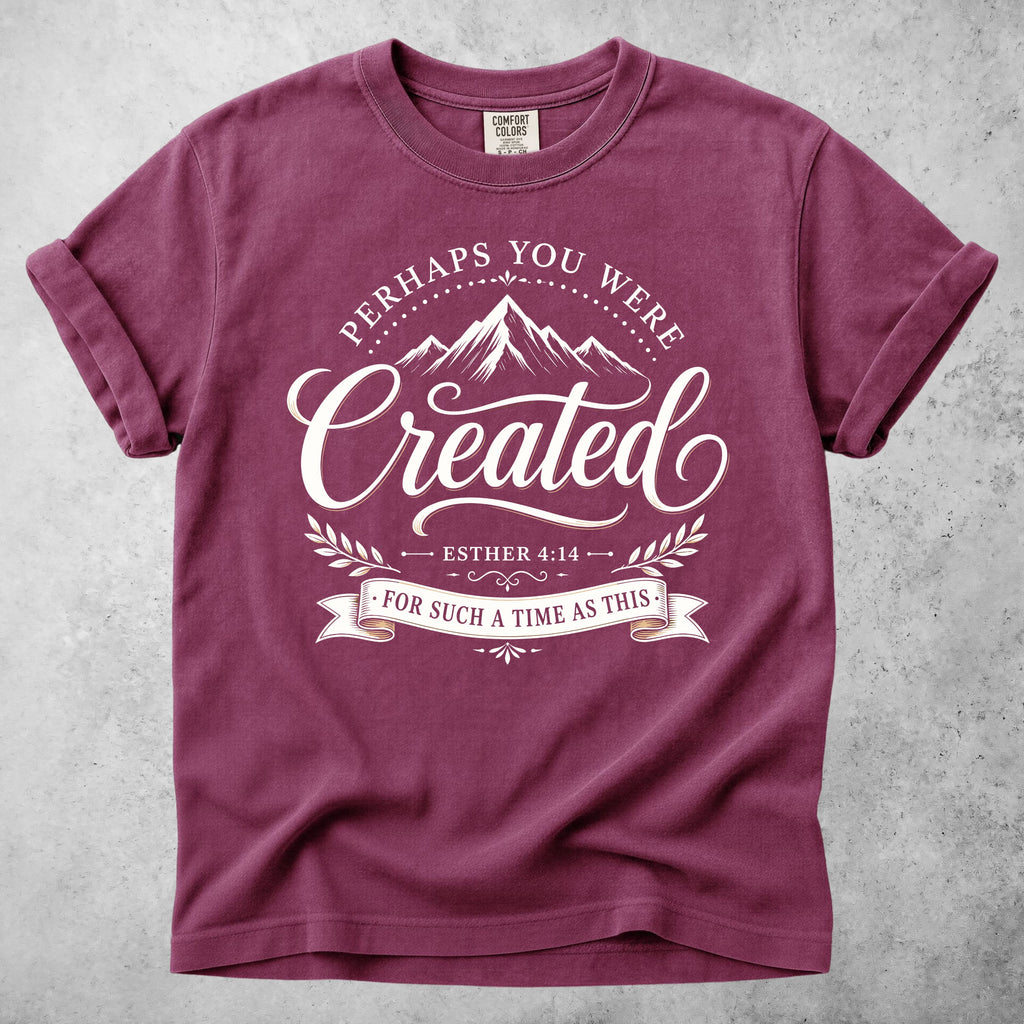Printify T-Shirt Berry / S Perhaps You Were Created