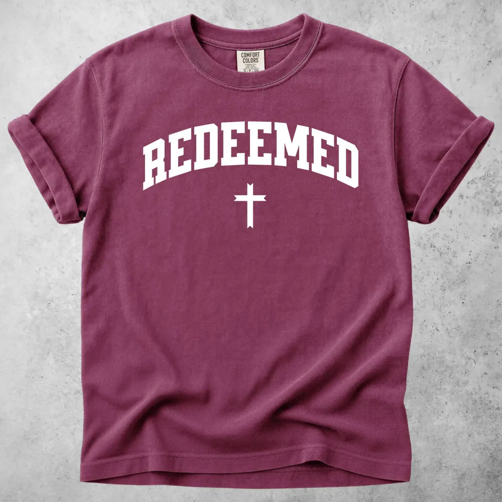 Printify T-Shirt Berry / S Redeemed Christian T-Shirt