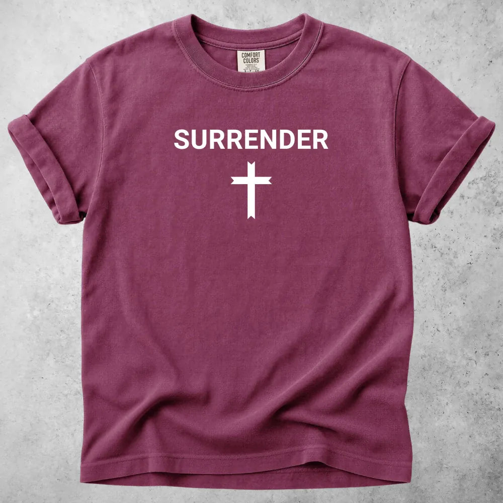 Printify T-Shirt Berry / S Surrender T-Shirt