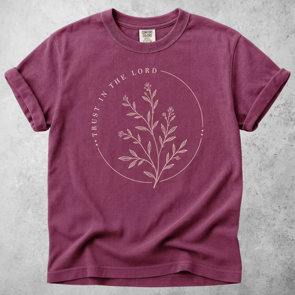 Printify T-Shirt Berry / S Trust in the Lord T-Shirt