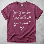 Printify T-Shirt Berry / S Trust in the Lord T-Shirt