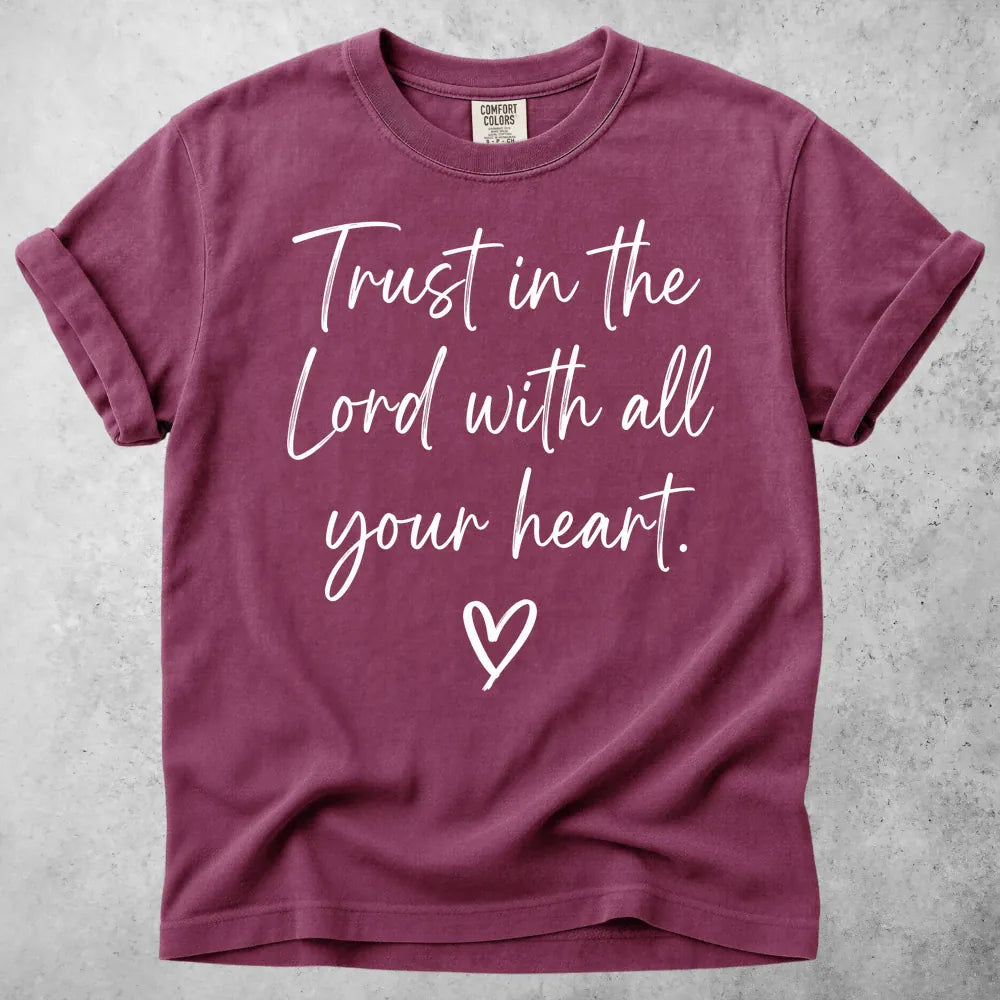Printify T-Shirt Berry / S Trust in the Lord T-Shirt
