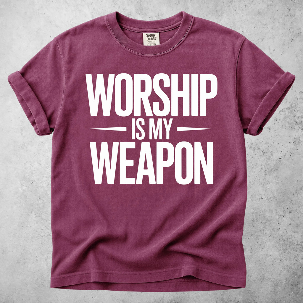 Printify T-Shirt Berry / S WORSHIP - T-Shirt