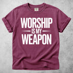 Printify T-Shirt Berry / S WORSHIP - T-Shirt