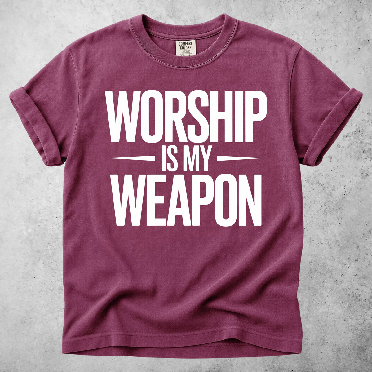 Printify T-Shirt Berry / S WORSHIP - T-Shirt
