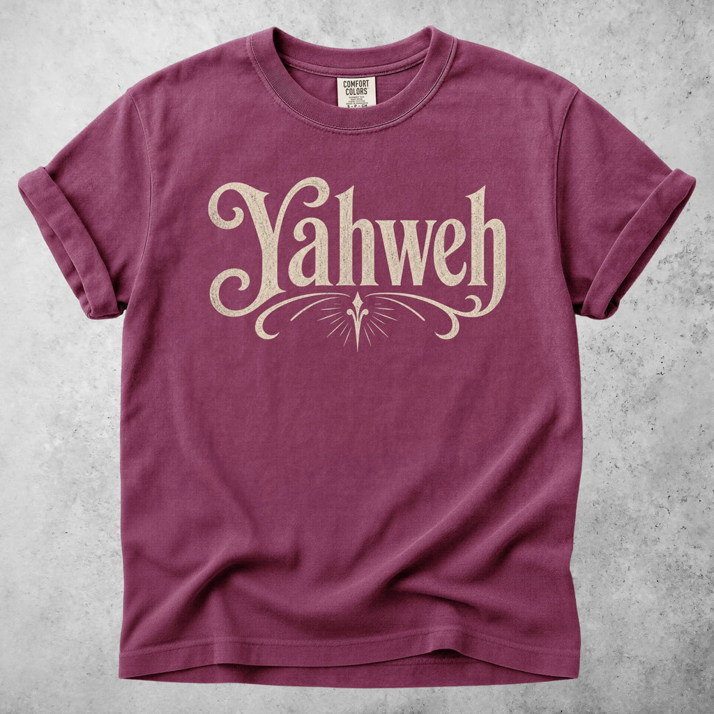 Printify T-Shirt Berry / S Yahweh T-Shirt