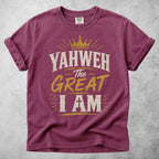 Printify T-Shirt Berry / S YAHWEH The GREAT I AM T-Shirt