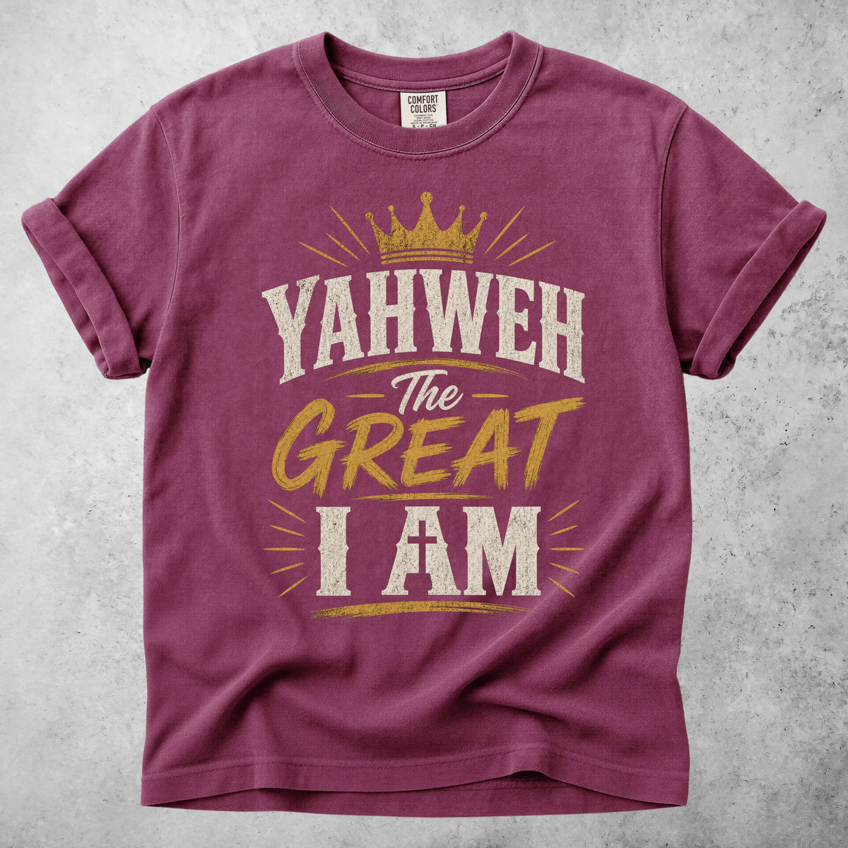 Printify T-Shirt Berry / S YAHWEH The GREAT I AM T-Shirt