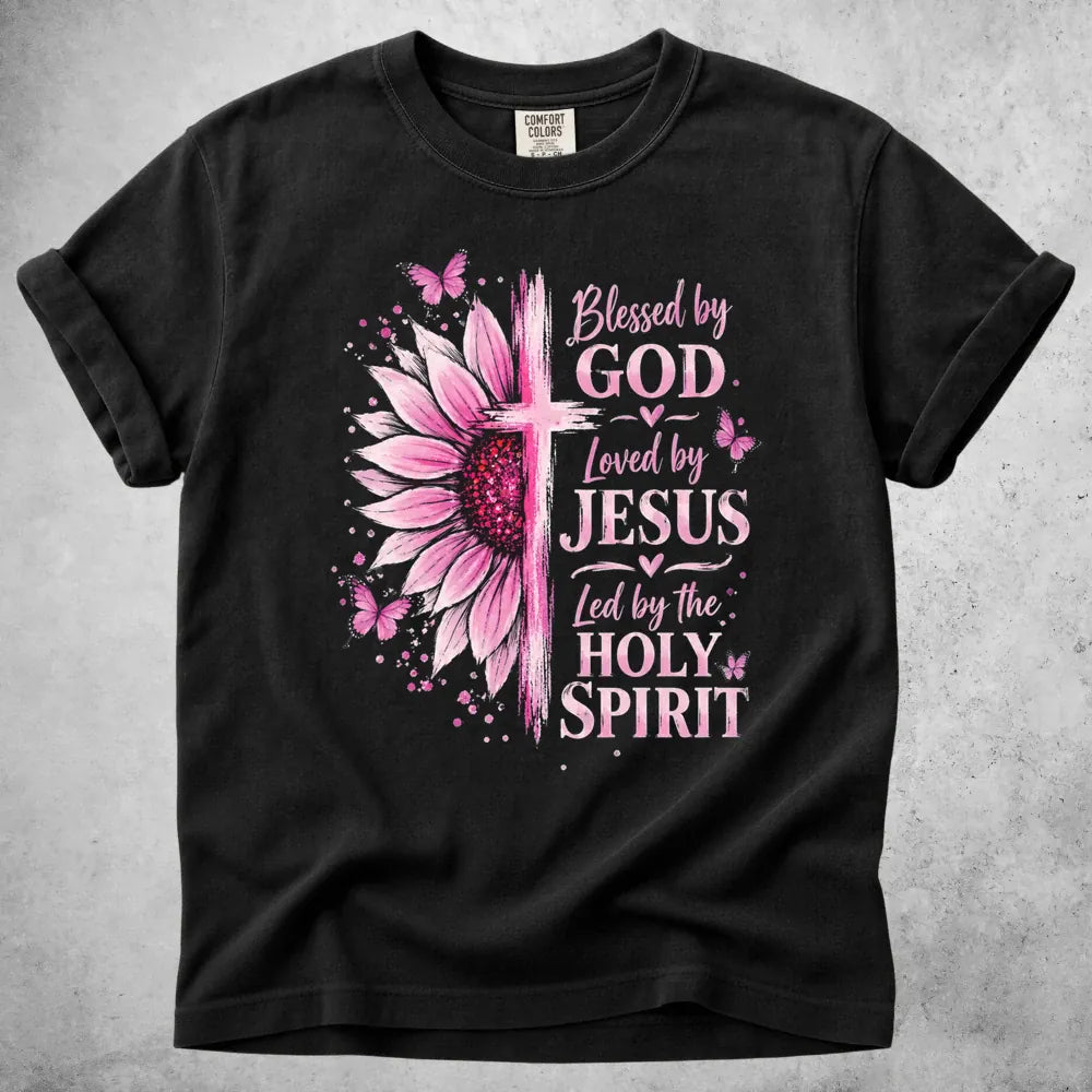 Printify T-Shirt Black / M Blessed by God - T-Shirt