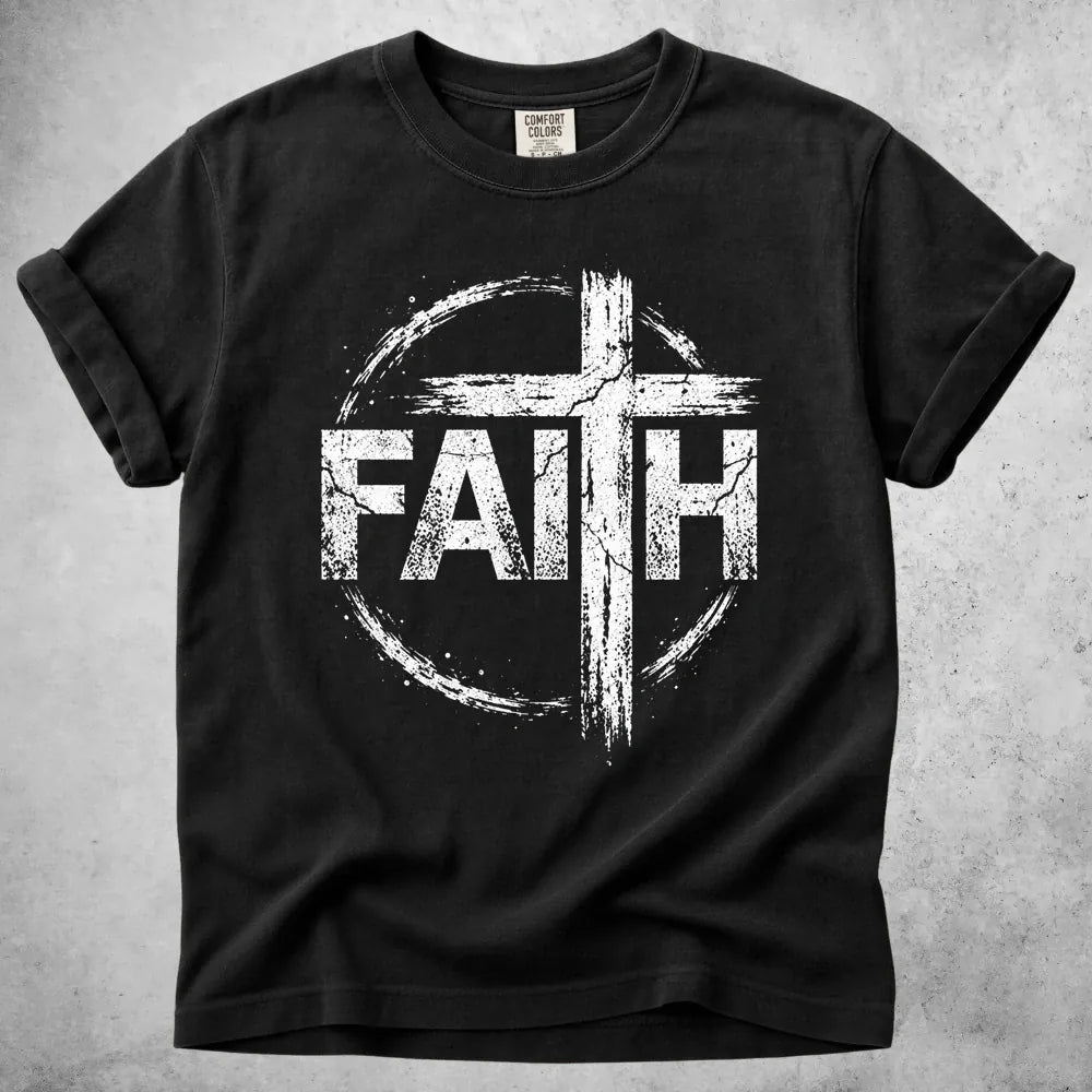 Printify T-Shirt Black / M Faith Christian T-Shirt